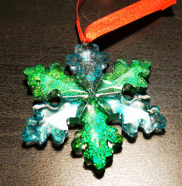 Schneeflocken Anhänger für Weihnachtsbaum